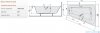 Sanplast Luxo WTP/LUXO wanna trapezowata bez obudowy 120x170 cm prawa + stelaż 610-370-0430-01-000